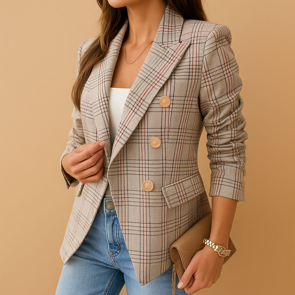 Montrel™ | Blazer cintré avec détails élégants pour femmes
